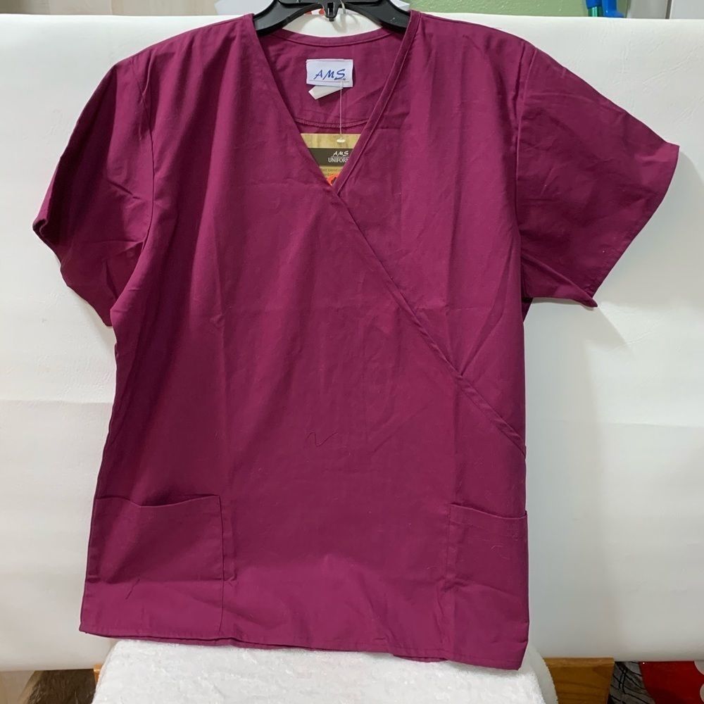 AMS Uniform Scrub Top Sizes Medium & Large